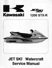 Kawaski 1200 STX R Jet Ski Service manual