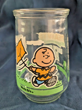 Vintage PEANUTS CHARLIE BROWN & SALLEY WELCH'S GLASS CUP #3