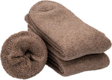 2 Pairs 60 Merino Wool Hiking Thick Socks Unisex Cozy Thermal,Men