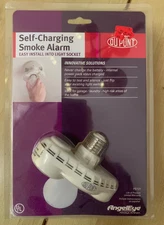 DuPont AngelEye Smoke Alarm PS-131, No Batteries, 10-yr Self-Charging Power Pack