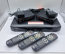 Dish Hopper with Sling DVR Receiver 3 Remotes Cable 2 Joeys Powers On TV