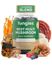 Fungies Multi Mushroom Gummies for Men & Women - Mushroom Supplement Includes...