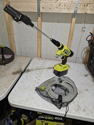 #ad Ryobi EZClean 18V Brushless 600psi 0.7GPM Cold Water Power Washer $67.42