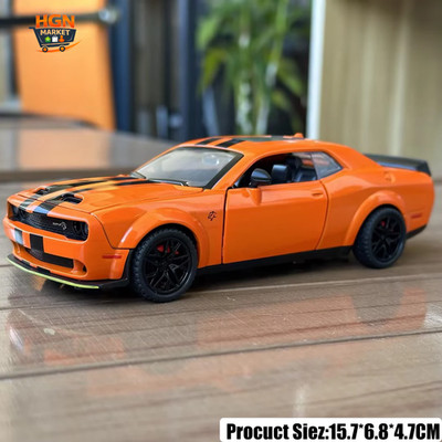 1:32 Dodge Challenger SRT Hellcat Redeye Supercar Alloy Metal Diecast Model Car 