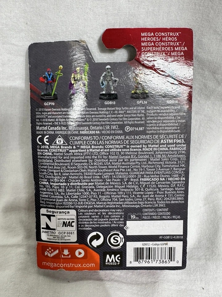 Figura Mega Construx Heroes Serie 5 The X-Files Fox Mulder GDB12 NUEVO EN PAQUETE **grabada Foto 2 de 2