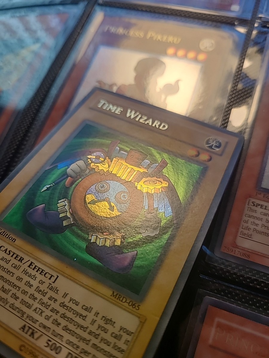 Yu-Gi-Oh! Time Wizard Metal Raiders MRD-065 1st Edition [HOLO FADE