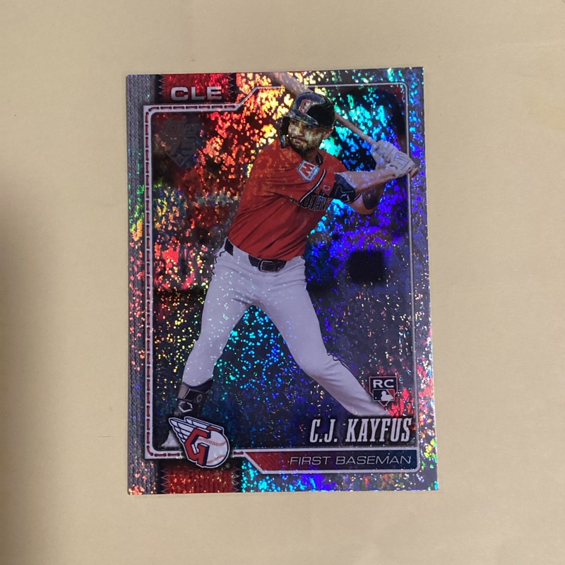 2026 TOPPS SERIES 1 C.J. KAYFUS SAND GLITTER PARALLEL RC GUARDIANS