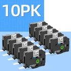 10PK For Brother P-Touch TZe-131 TZ-131 12mm clear Standard Laminated Label Tape