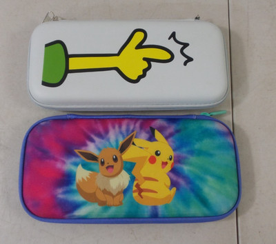 Nintendo Switch Carrying Case Travel Bag Storage Lot Of 2 Pokemon Simpsons