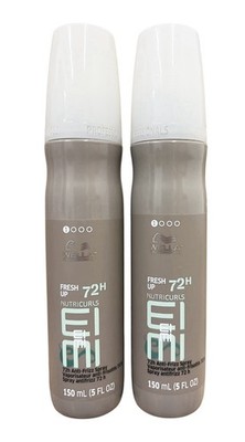 Wella EIMI Fresh Up 72H NutriCurls Anti-Frizz Spray 5 oz. Pack of 2.
