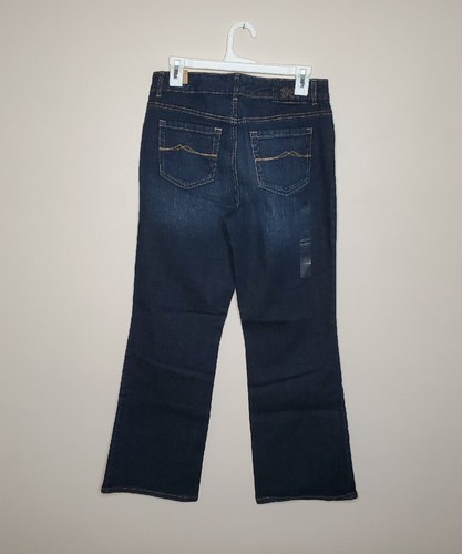 Neu mit Etikett Ruff Hewn Ellie Damenjeans 8er Jahre blau Denim Spülen Waschstiefel Schnitt - 59 $ Einzelhandel - Bild 3 von 11