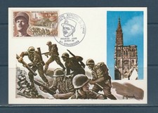 carte  1er jour  Maréchal  Leclerc  67 Strasbourg   1969