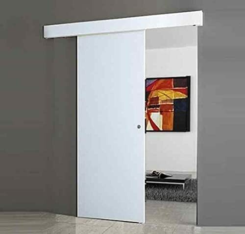 Pannello Porta Bianco scorrevole a scomparsa esterno muro fresato maniglia 44 mm - Imagen 4 de 13
