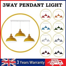 3way pendant ceiling light Modern Kitchen Hanging Industrial Vintage Curvy lamp