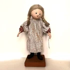 1990 Ellen Turner Folk Doll 13" NIADA Signed Handmade #9