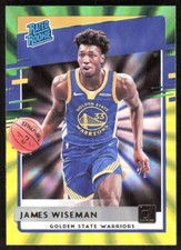 2020-21 8028D Donruss Rated Rookies Holo GREEN and YELLOW Laser James Wiseman