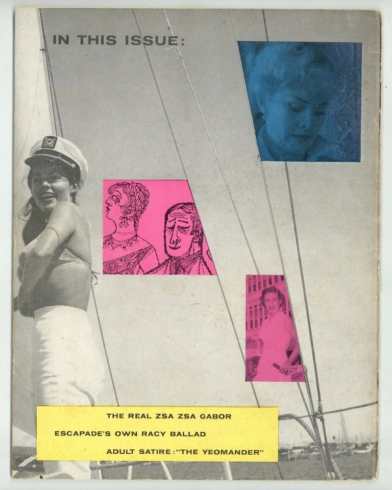 Escapade 1956 Bettie Page, Kay Martin 68pgs Zsa Zsa Gabor Pinup Magazine M35932 Foto 2 de 2