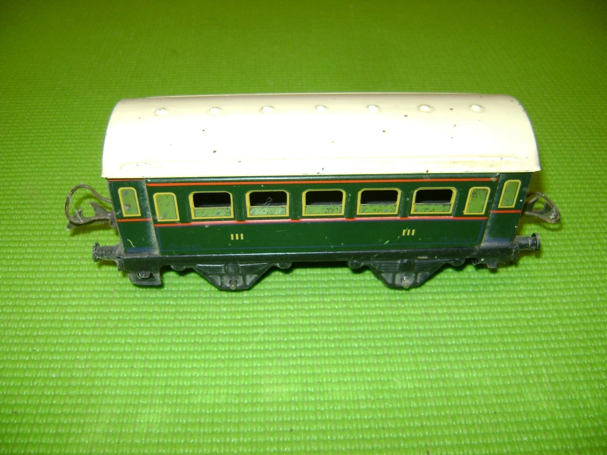 Bing Gbn 2 Wagons Voyageurs 3 Eme Classe Echelle O Compatible Marcklin