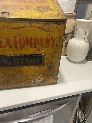 Large Antique Royal Brand Coffee & Tea Company Advertising