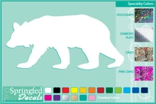 BEAR SILHOUETTE cut vinyl decal #1 car truck window Bear Hunting sticker