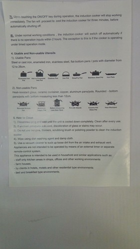 AusSafety Power 240V 3500W IH HotPlate Commercial Induction Cooker Cafe Catering - Picture 6 of 6
