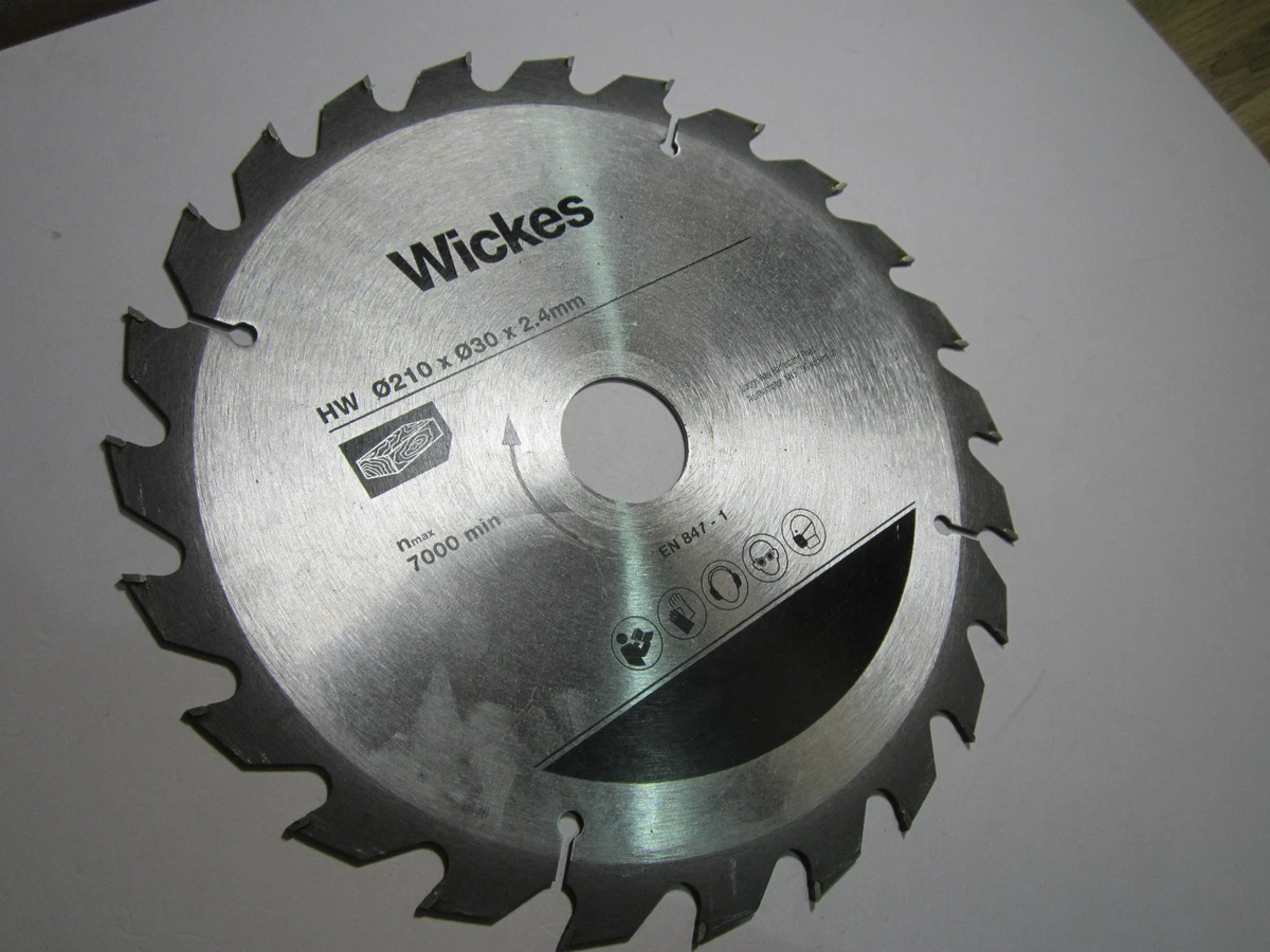 Wickes HW 210 x 30 x 2.4mm Sliding Mitre Saw Wood Cutting Blade