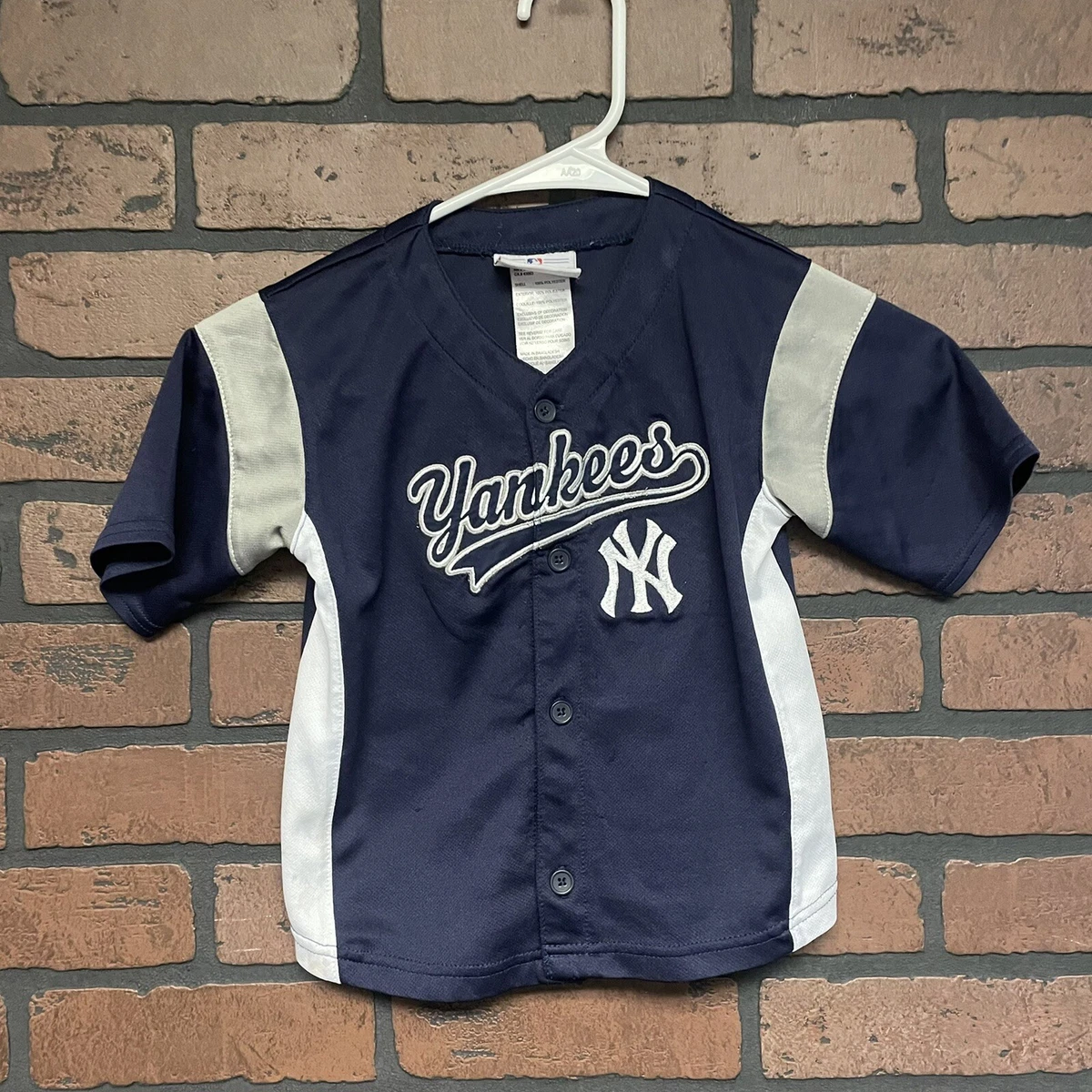 Genuine Merchandise New York Yankees 4T Button Down Jersey Shirt