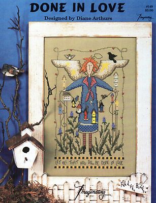Done in Love Cross Stitch Leaflet - Imaginating #149 - Vintage