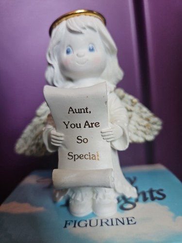 PAPIER GESCHENKWARE HIMMLISCHE THOUGHTS ENGELFIGUR ""TANTE YOU ARE SO SPECIAL"" NEU IM KARTON. - Bild 2 von 2