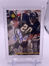 1994 Pro Line Live Autographs #89 Natrone Means RC ROOKIE AUTO /445