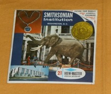 vintage SMITHSONIAN INSTITUTION VIEW-MASTER REELS packet with booklet damaged