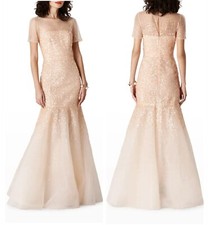 Carolina Herrera Embroidered Sequin Gown Long Dress US:4/IT:36 MRSP:$6990