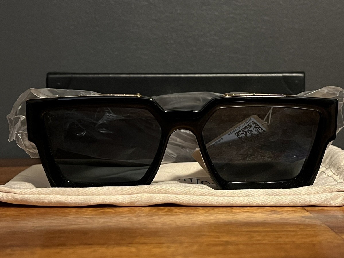 Louis Vuitton Z1165W 1.1 Millionaires Sunglasses - Black | eBay