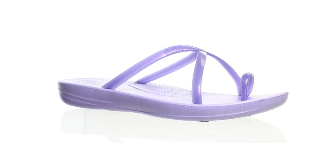 FitFlop Iqushion Wave Pearlised Sandals Women's Size 10 Lavender for sale online | eBay