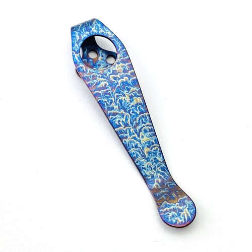 Clip posteriore in lega di titanio clip tascabile per coltello pieghevole Cold SteelTiLite/Hold Out - Foto 2 di 5