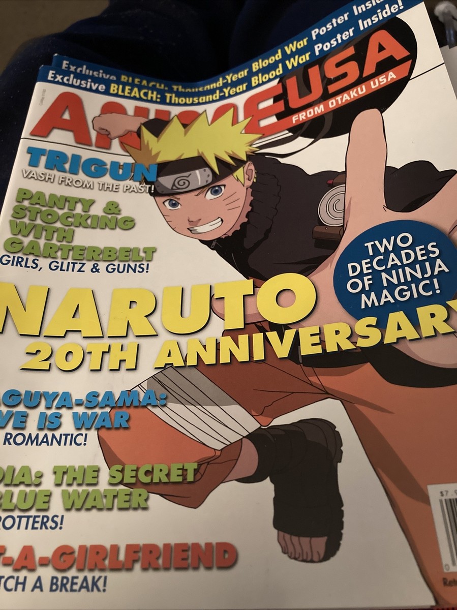 Anime USA Magazine Fall 2022 NARUTO 20th Anniversary 2
