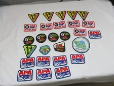 Lot of 27 American Pool Players Association APA Award Patches Billiards 8 Ball