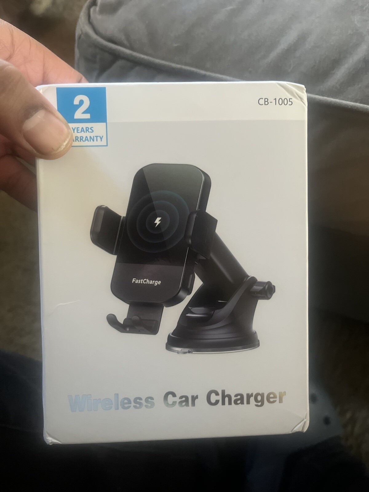 Wireless Automatic Clamping Smart Sensor Car Phone Holder Fast Charger Mount 15W