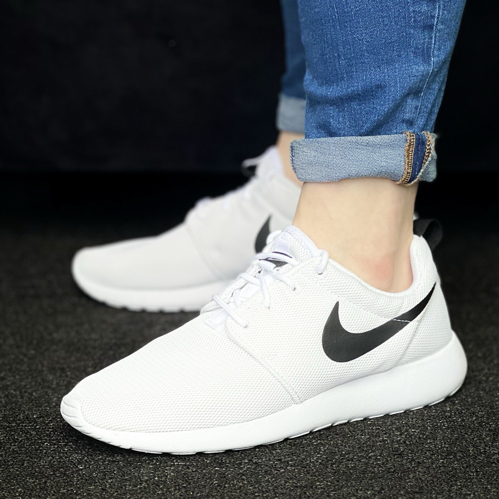 Женские кроссовки Nike Roshe One, белые кроссовки для бега, спортивные кроссовки #101