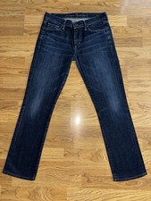 Citizens of Humanity Jeans Women  s 29 Elson Medium Rise Straight Leg Dark Wash