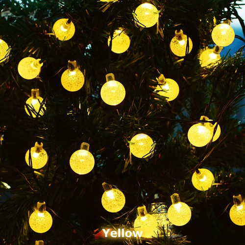 21FT Outdoor String Lights 30 LED Solar Bulb Patio Garden Party Wedding XMAS - Picture 14 of 15