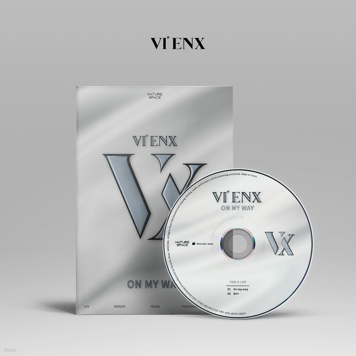 K-POP VI'ENX 1st Single Album [On my way] CD + Photobook +