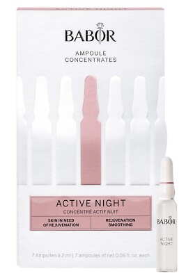 Babor Active Night Ampoule Concentrates 7 X 2ml. Skin Treatment