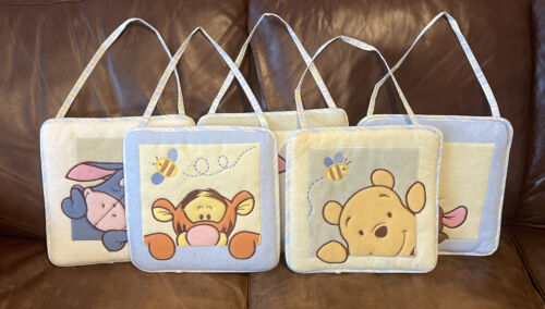 Disney Winnie the Pooh 5 Wall Hangings, Pillow, Picture Frame & 4 Pc Pooh Blocks - Picture 5 of 15