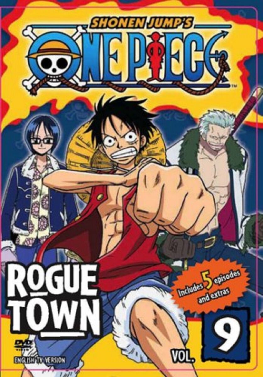 One Piece - Vol. 9: Roguetown (DVD, 2007, Edited Dubbed) New/Sealed One Piece - Vol. 9: Roguetown (DVD, 2007, Edited Dubbed) New/Sealed
