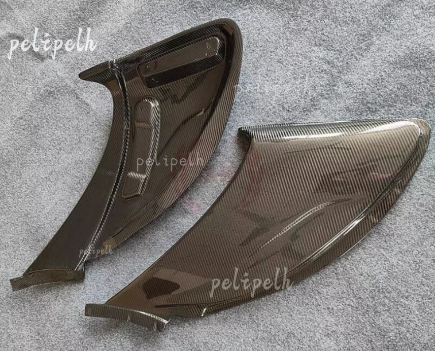 Cubierta de ala de ventilación lateral de fibra de carbono seca para McLaren MP4-12C 650S 2013-2014 Foto 2 de 4