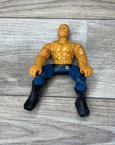 Fantastic 4 The Thing Bump & Go Motorradfahren Figur nur 2005