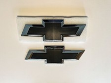 New Chrome Black Front Tailgate Bowtie Emblem 2016-2018 Silverado 1500 New Chrome Black Front Tailgate Bowtie Emblem 2016-2018 Silverado 1500