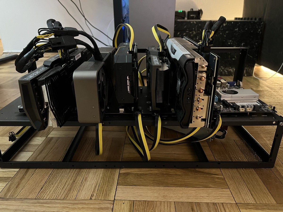 Bitcoin Mining Gpu Mining Rig 3070 Fe Mining MINING RIG 320MHS 3090 3080fe  3070ti 3060 1660ti