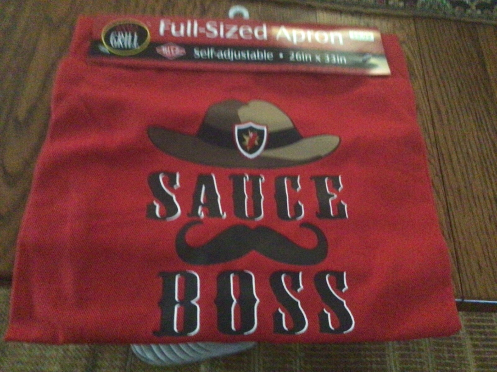 1892 Sauce Boss BBQ Grill full sized apron. eBay